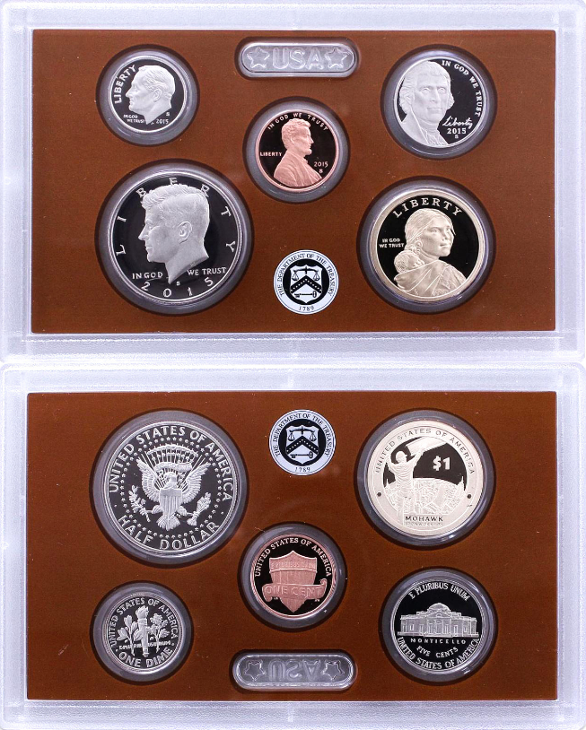 2015-S Partial Proof Set (5 Coins) Item #22