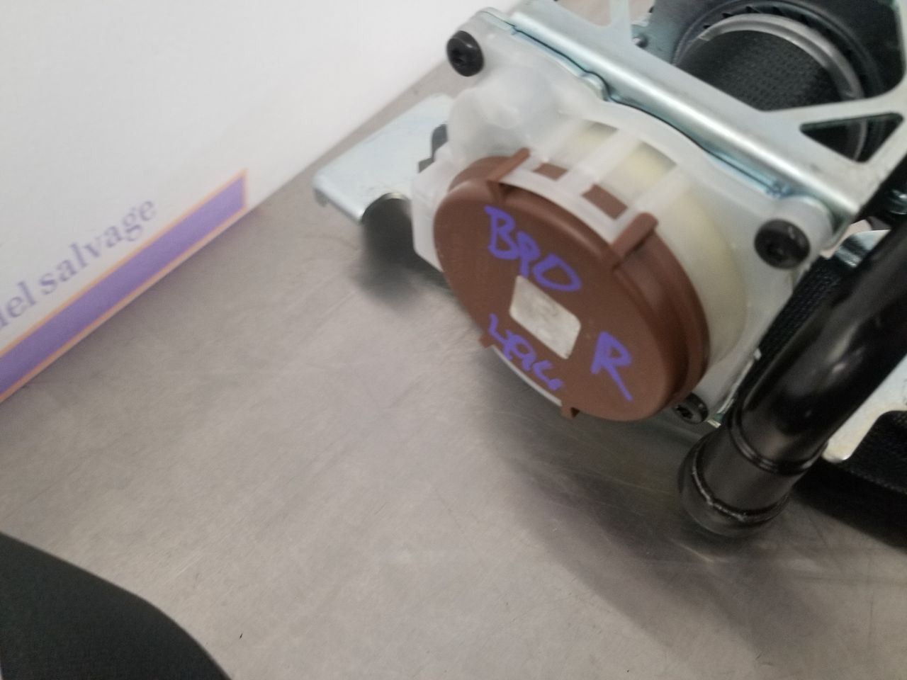 22 2022 NISSAN FRONTIER CREW PASSENGER RIGHT FRONT SEAT BELT RETRACTOR BLACK