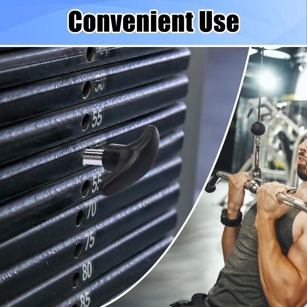 3pcs Weight Stack Pin, Gym Pins for Stack,Weight Lifting Black