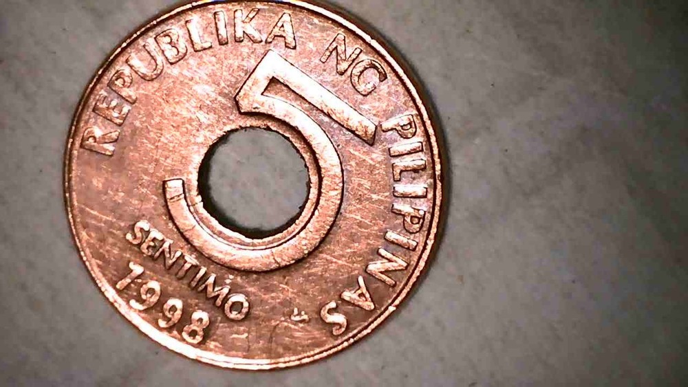 PHILIPPINES 5 SENTIMOS 1998