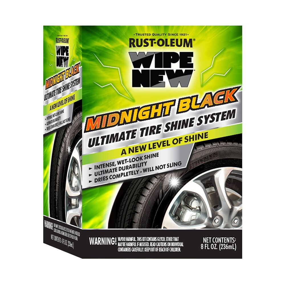 Rust-Oleum 381405 Midnight Black Ultimate Tire Shine System