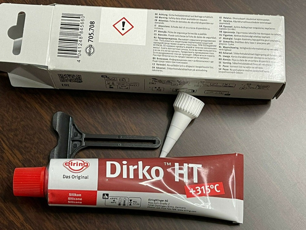 ELRING Dirko HT gasket sealant silicone compound 70ml 705.708
