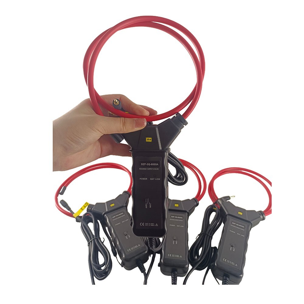 Digital Three Phase Power Energy Meter Power Quality Analyzer Current Clamp6000A