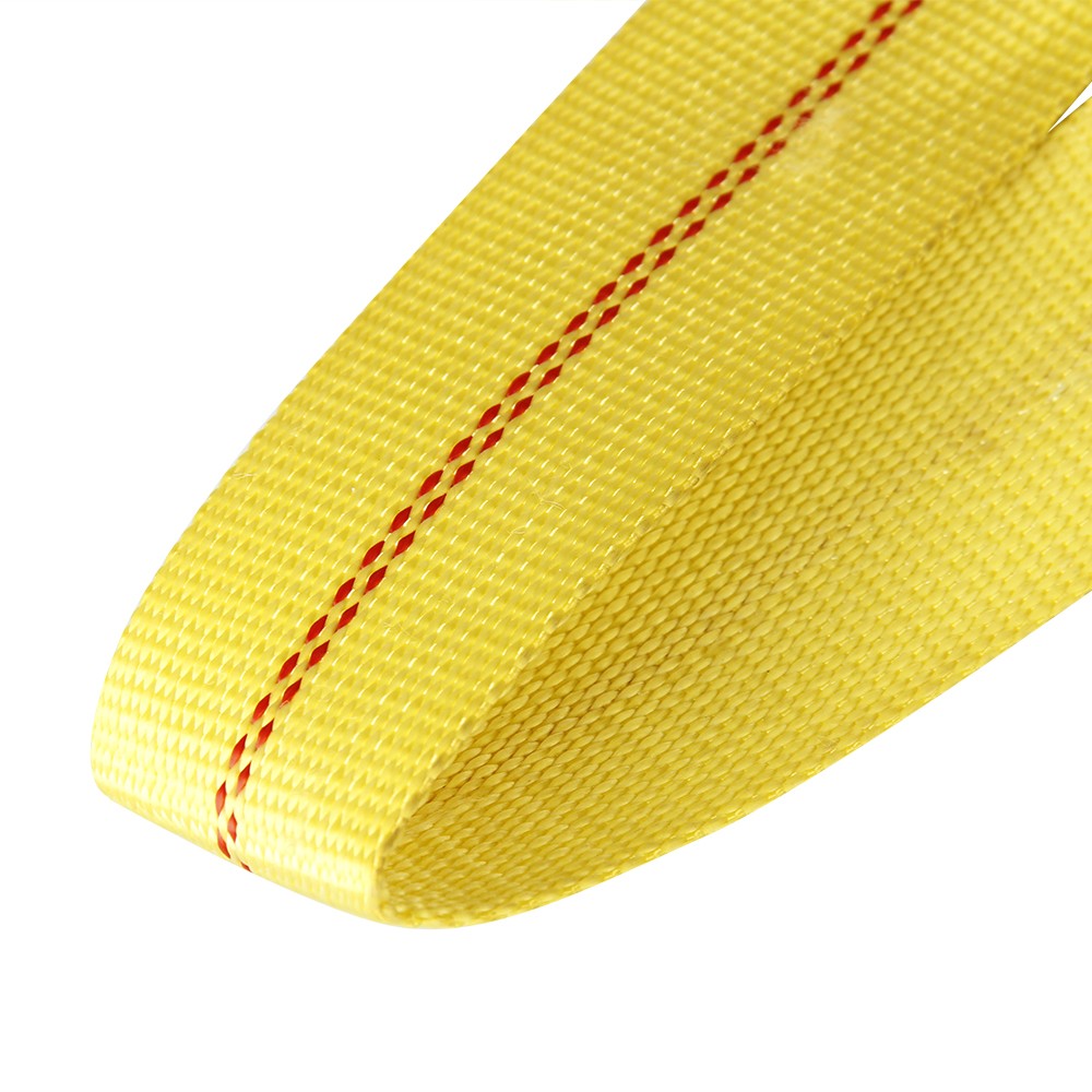 6' x 2" Durable Flat Lifting Sling Strap Eye Polyester Webbing 9000LBS w/ loops