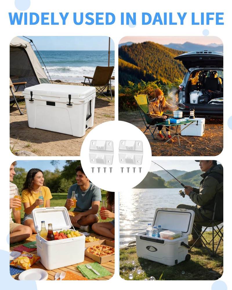 2 Set Cooler Plastic Hinges Replacement for Coleman, Cooler-Hinge Replacement...