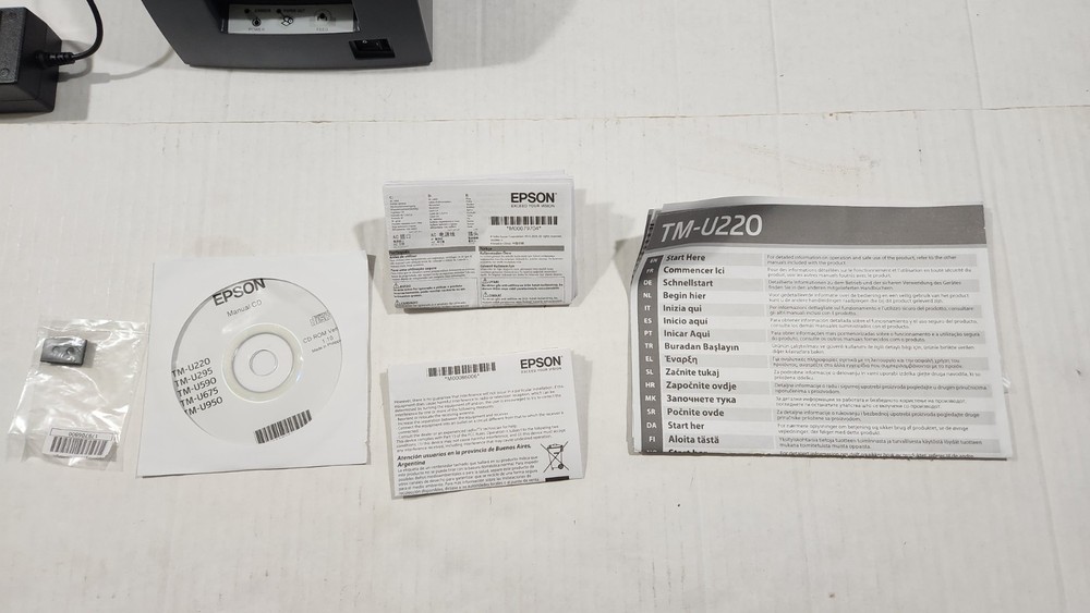 Epson TM-U220B Pos Kitchen Receipt Printer ETHERNET Network. New Open Box
