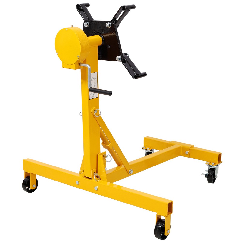 Engine Stand 1000lbs Capacity 360 Degree Adjustable Head with Caster Wheels