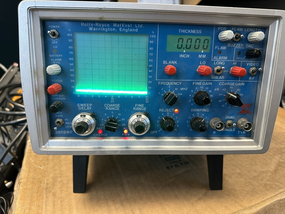 Rolls Royce MatEval Tester  Analyzer 801DRF -TESTES AS PICTURED ONLY