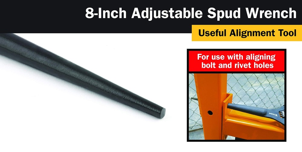 209 Adjustable Construction Spud Wrench 8inch