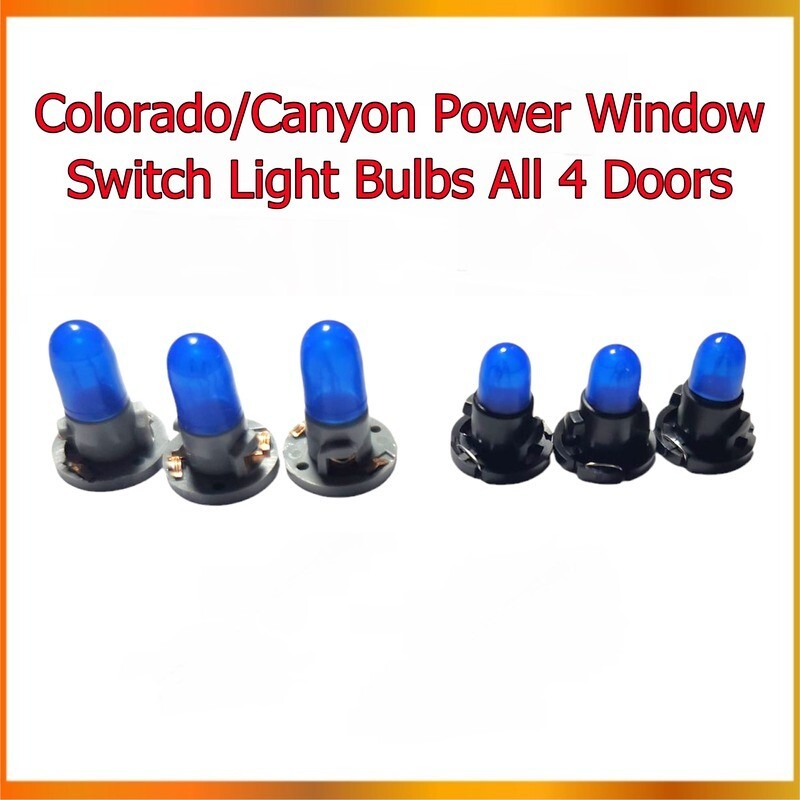 2004-2012 Colorado And Canyon Power Windows and Locks Light Bulbs