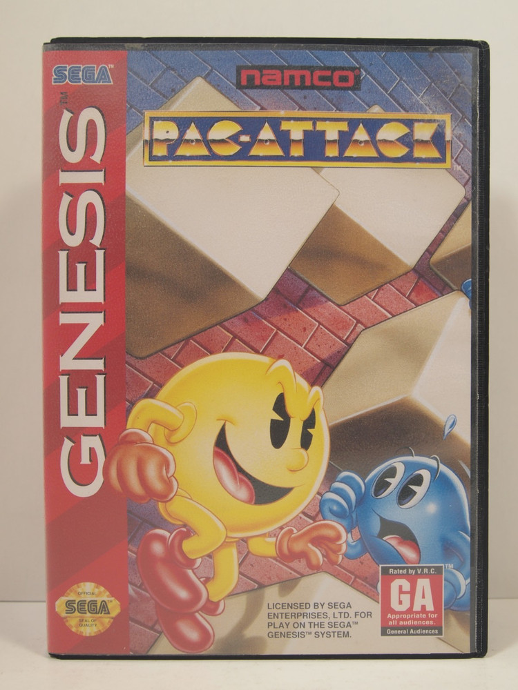 Pac-Attack Case (SEGA Genesis) Authentic BOX ONLY