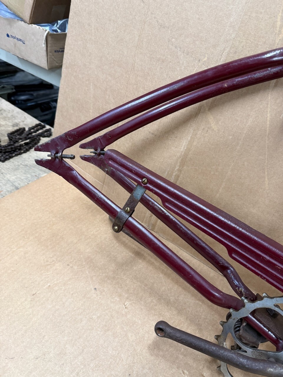 Schwinn Prewar Standard 26" Mens Straightbar Bicycle Frame Set 1941 to 1945