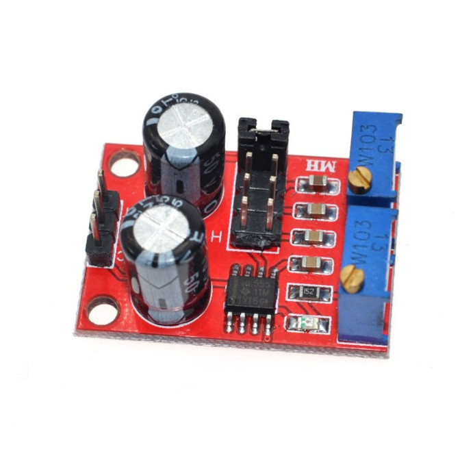 NE555 pulse frequency duty cycle adjustable module square wave signal generator