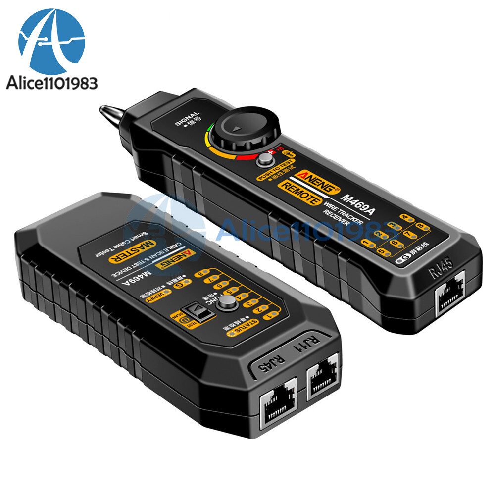 ANENG M469A Multifunctional RJ45 RJ11 Network Cables Tracker Networking Analyzer