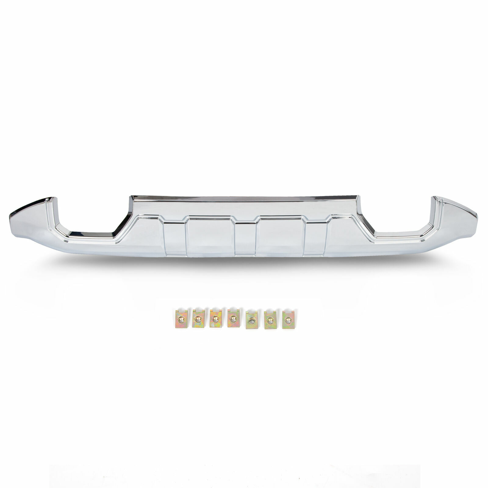 Fits 16-19 GMC Sierra 1500 Front Bumper Skid Plate Protective Armor Chrome