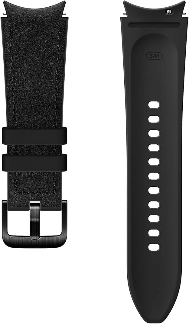 Original Samsung Galaxy Hybrid Leather Band for Watch 4 5 6 7 Replacement Strap