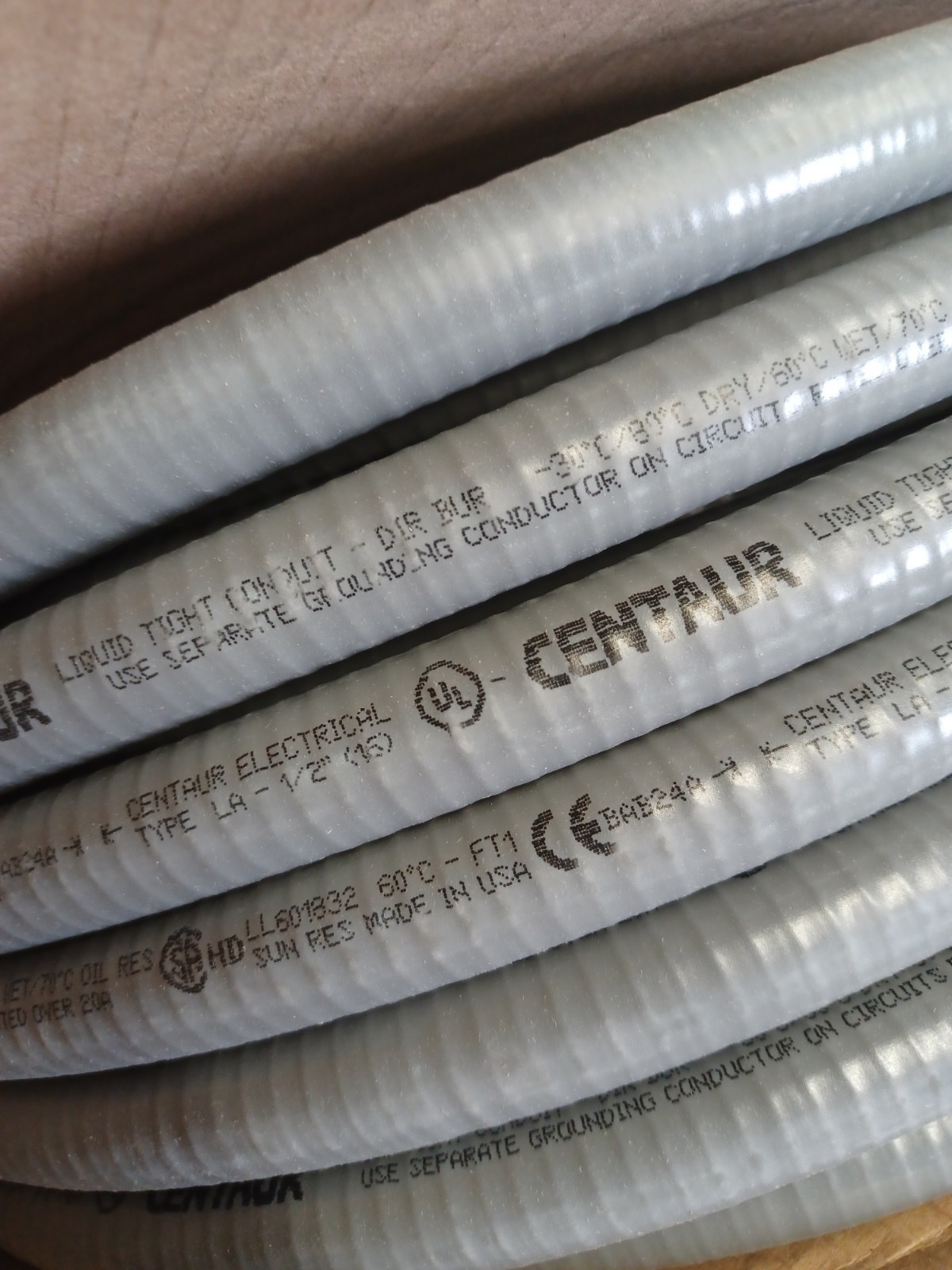 Centaur Electrical Installation - WI 620230REEL - 1/2" UL Listed Liquid Tight Re