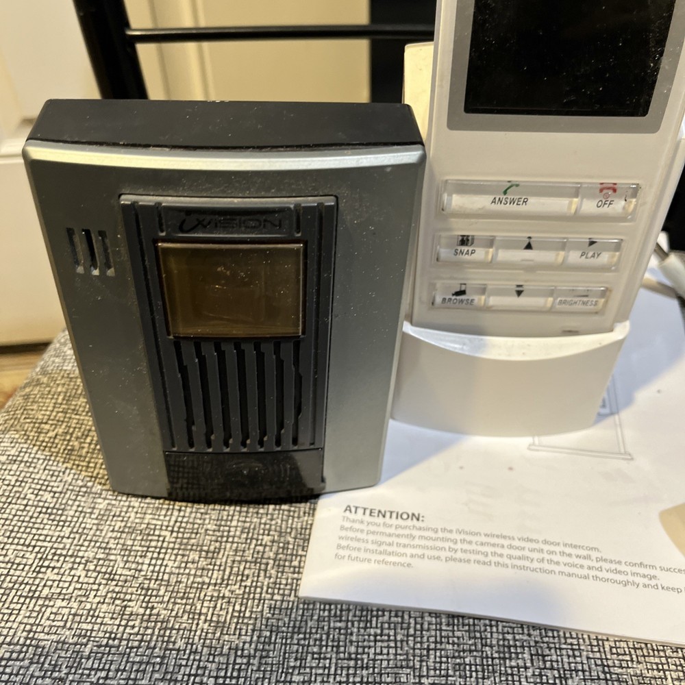 Optex iVision Wireless Video Door Intercom System with Camera