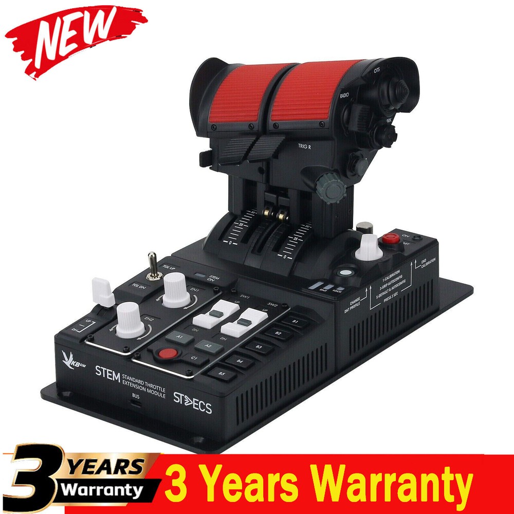 VKBSIM STECS Standard Flight Throttle Flight SIM Throttle STEM Extension Module