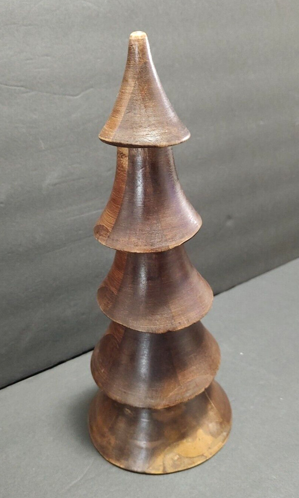 Christmas Tree 12" Solid Wood Tabletop or Mantel Rustic Charm