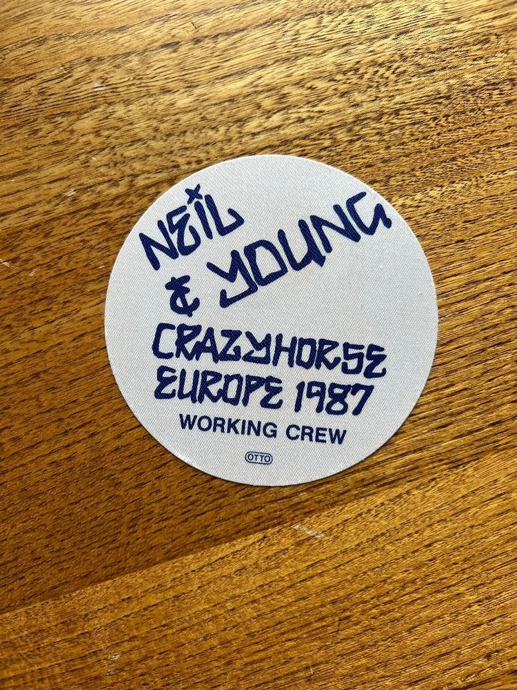 Neil Young & Crazy Horse Europe 1987 Backstage Pass