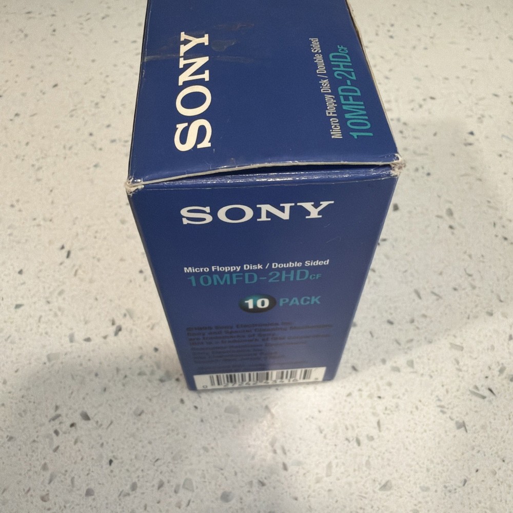 Sony HD IBM Formatted MFD 2 Micro Floppy Disk 2-Sided 12 Pack 2HD EXTRA DISKS