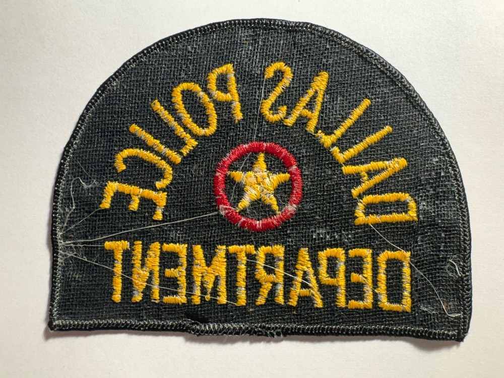 Dallas Texas Police Patch