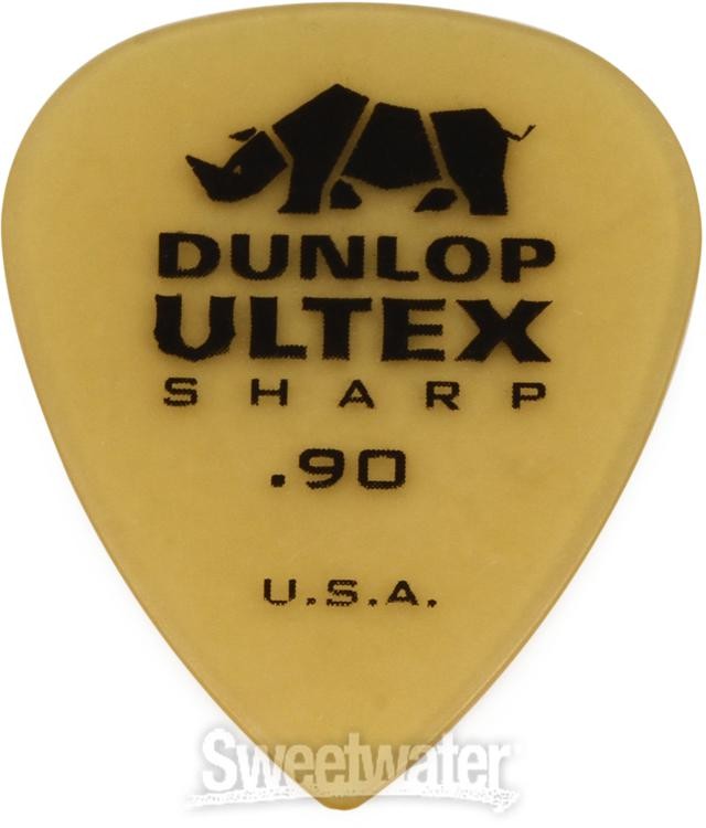 Dunlop 433R090 Ultex Sharp Guitar Picks .90mm 72-pack