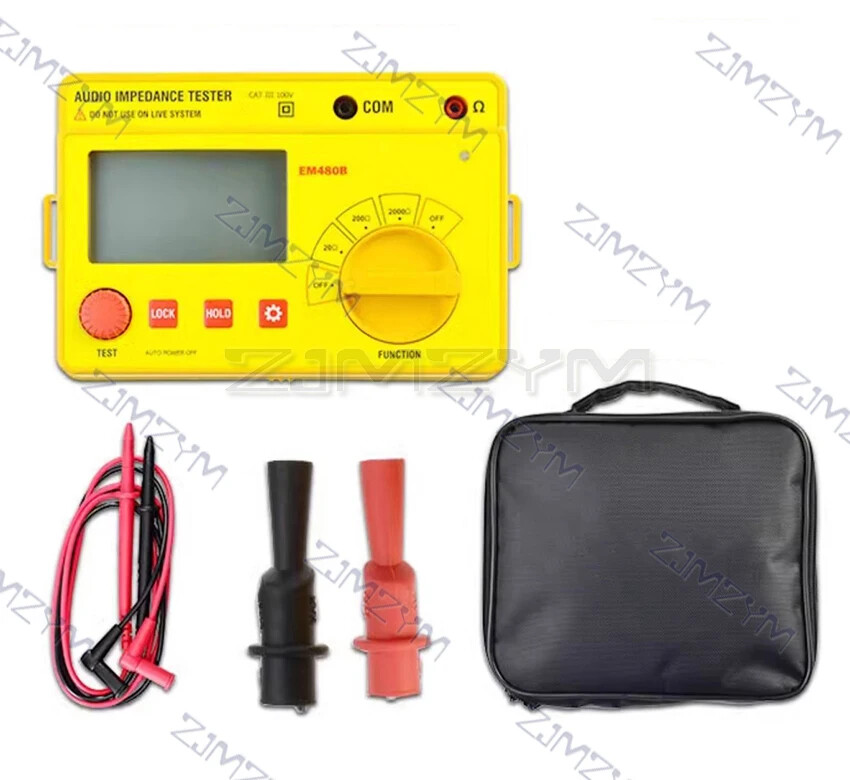 EM480B Digital Audio Impedance Tester Measuring range 20Ω/200Ω/2000Ω