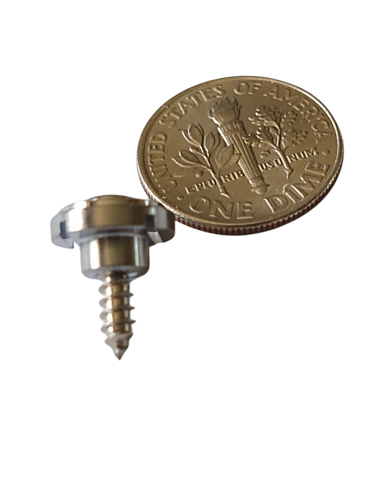 Vintage Style Button String Retainer Tree for Telecaster - Chrome