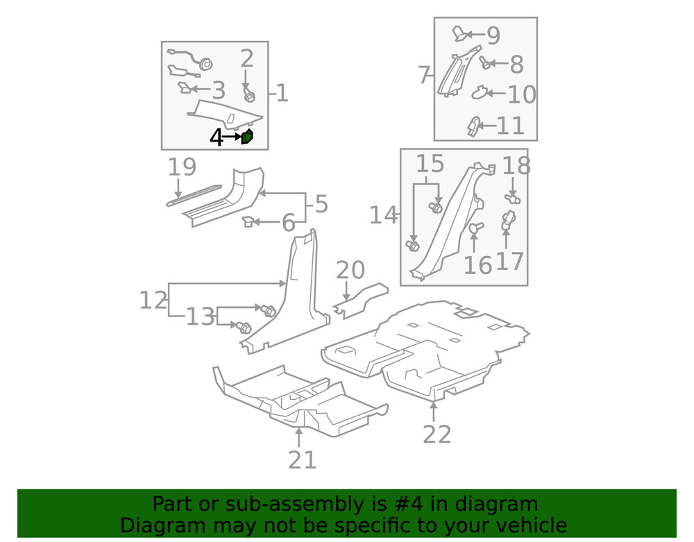 Genuine GM Speaker Grille 15266180