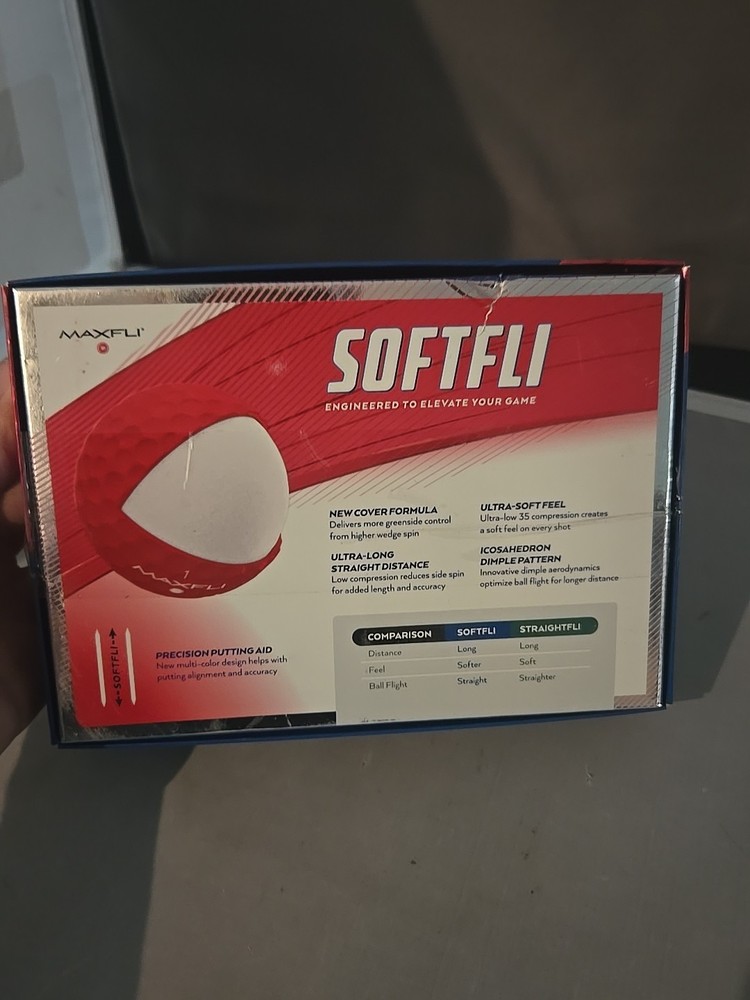 Maxfli Softfli Matte Golf Balls Red Dozen