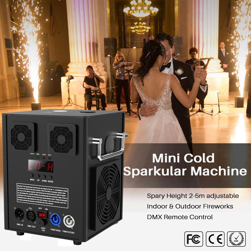 1/2/4Pcs 700W Cold Spark Machine Firework Special Stage Effect Flame Effect DMX