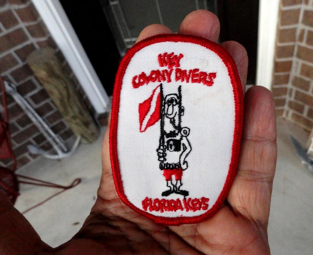 KEY COLONY DIVERS FLORIDA KEYS CLOTH PATCH