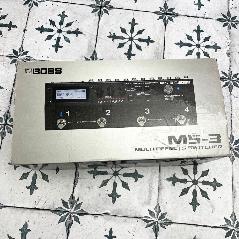 Boss MS-3 Multi Effects Switcher Pedalboard #13144