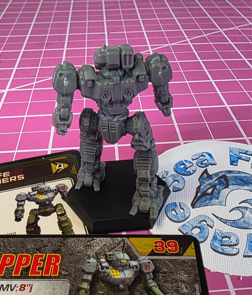 BattleTech Grasshopper Mech -- Northwind Highlander's Command Lance + Cards