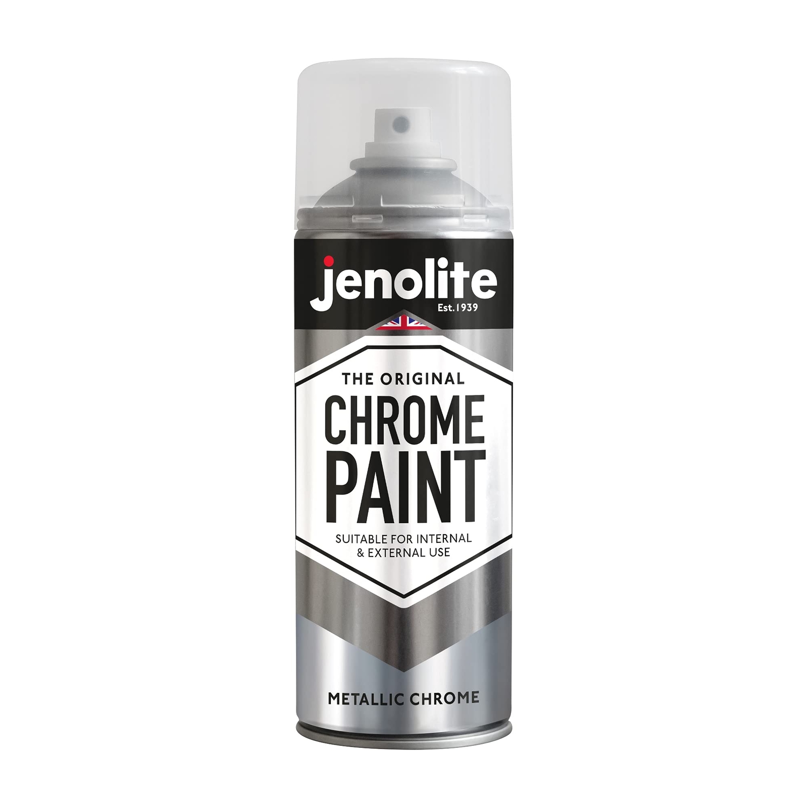 Chrome Spray Paint Smooth Chrome Finish - Multi Surface Paint Suitable For In...