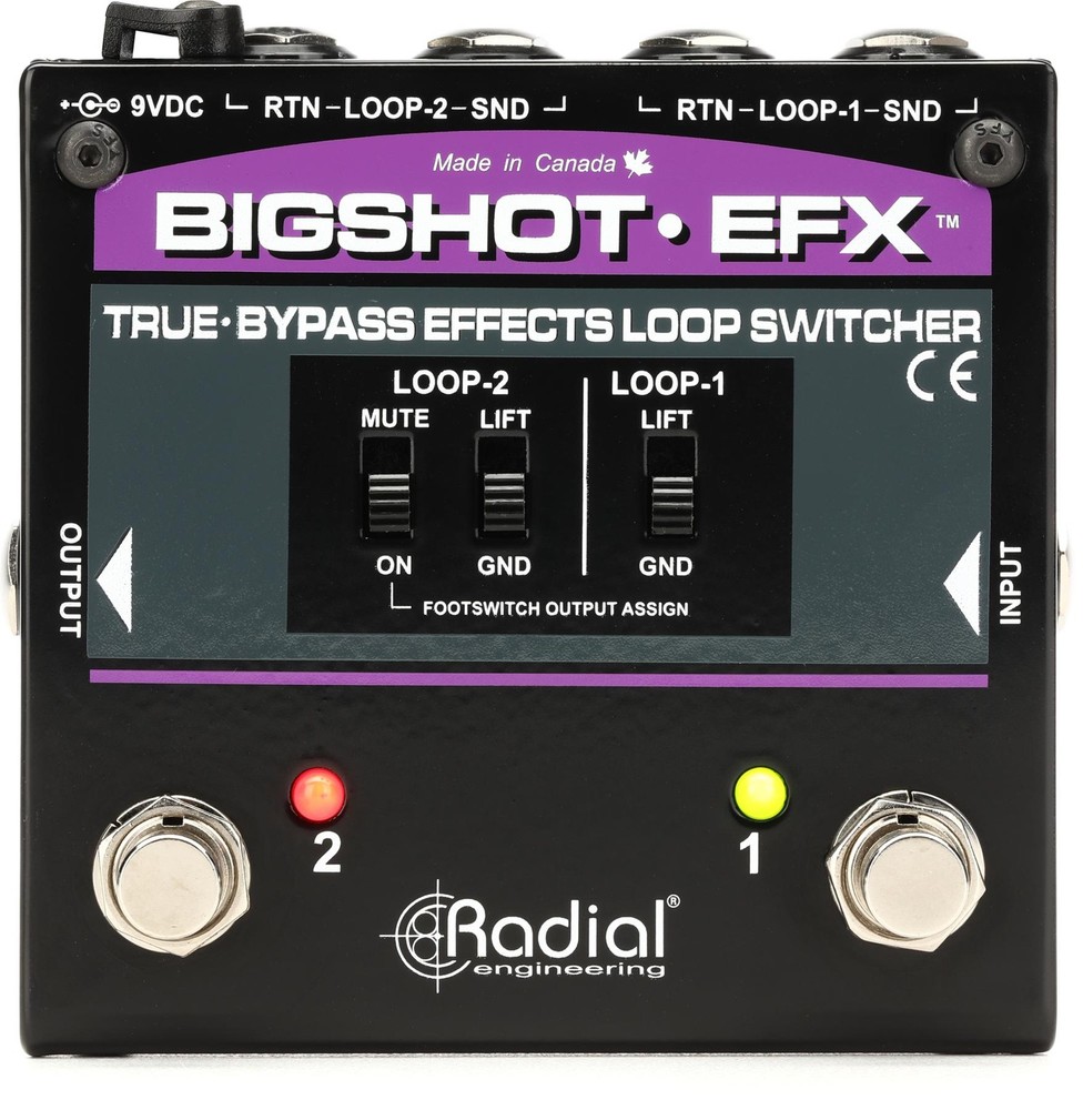 Radial BigShot EFX Effects Loop Switcher