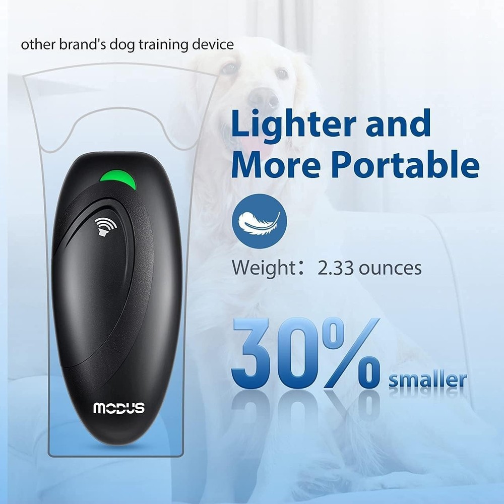 3 Modes Ultrasonic Dog Training & Bark Control - Portable, Rechargeable Device