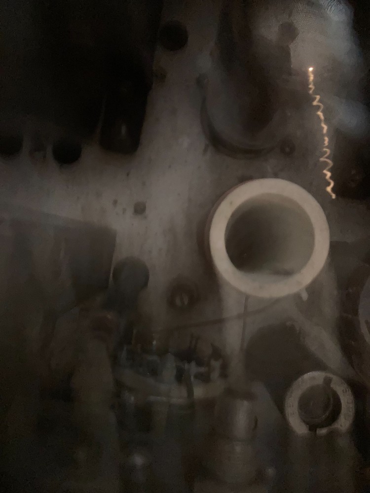 Vintage Johnson Viking II HF tube Transmitter Copper Plated Case