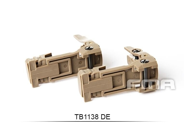 FMA MFT Back Up Polymer Flip Up Front Sight Set (DE) TB1138-DE