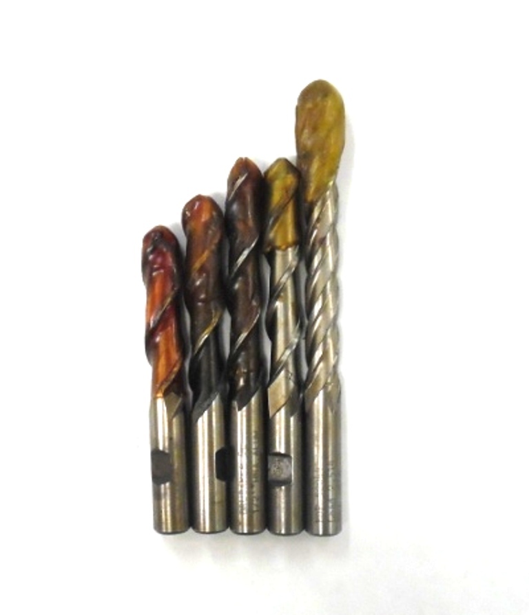 DRILL BITS ASSORTMENT LOT OF 5, 1/2" DIAMETER