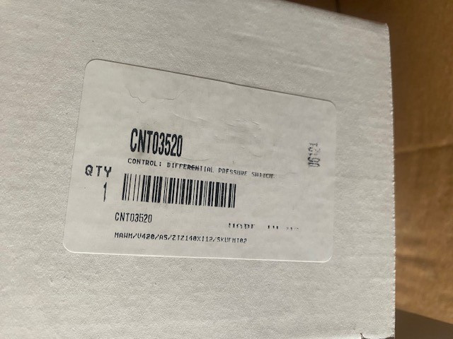 GENUINE TRANE PRESSURE SWITCH CNT03520 (NEW)