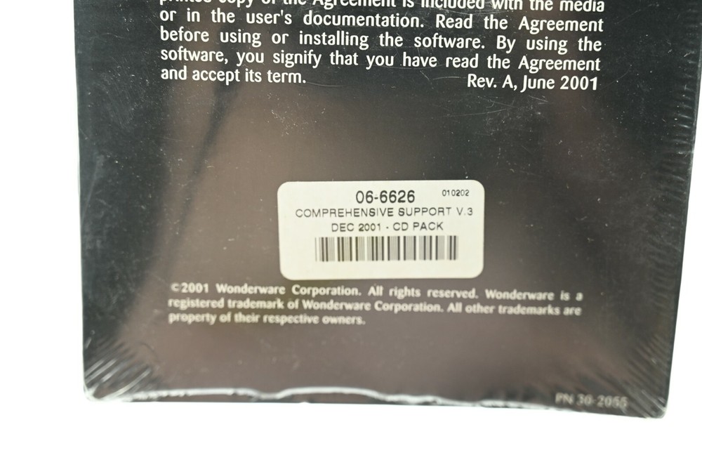 Invensys Wonderware Comprehensive Support Volume 3 2001 CD Pack 06-6626 NEW
