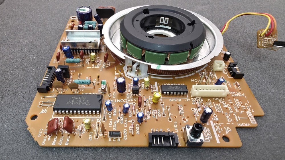 Technics sl1200, sl1210 M5g, Mk5g. Main pcb/motor