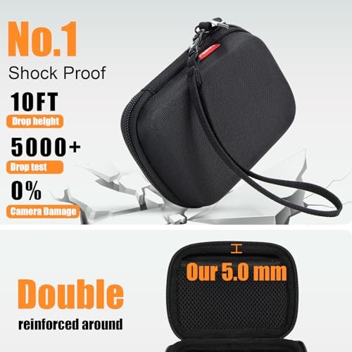 Digital Camera Case，Small Carrying & Protective Case for 1.0Black