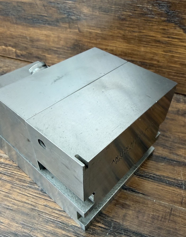 Anton Machine Works Toolmakers Precision Grinding Screwless Vise 3” x 5”