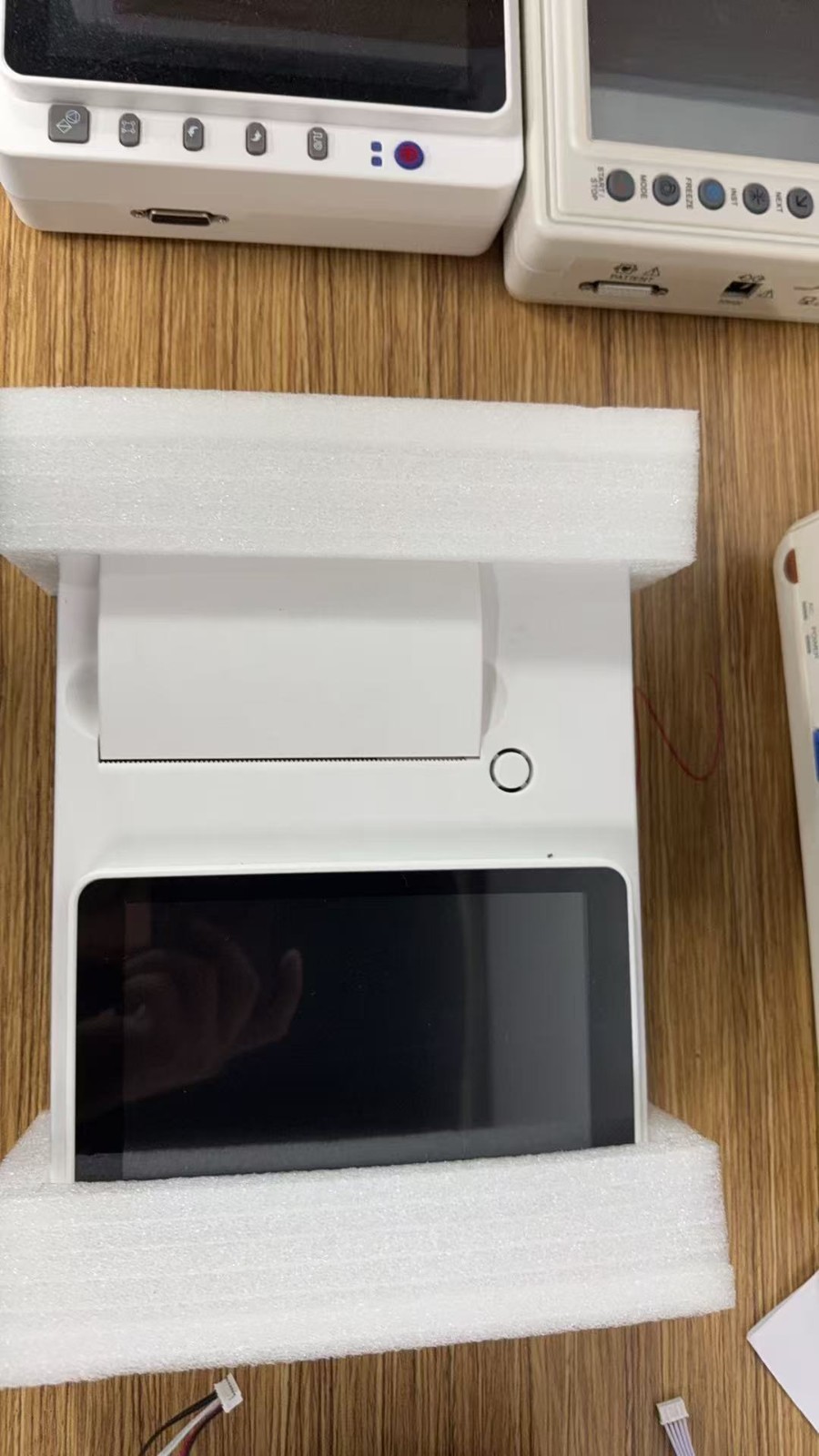 USA Stock 3 Channel 12 Lead 7 Inch Touch Screen ECG EKG Machine With PC software