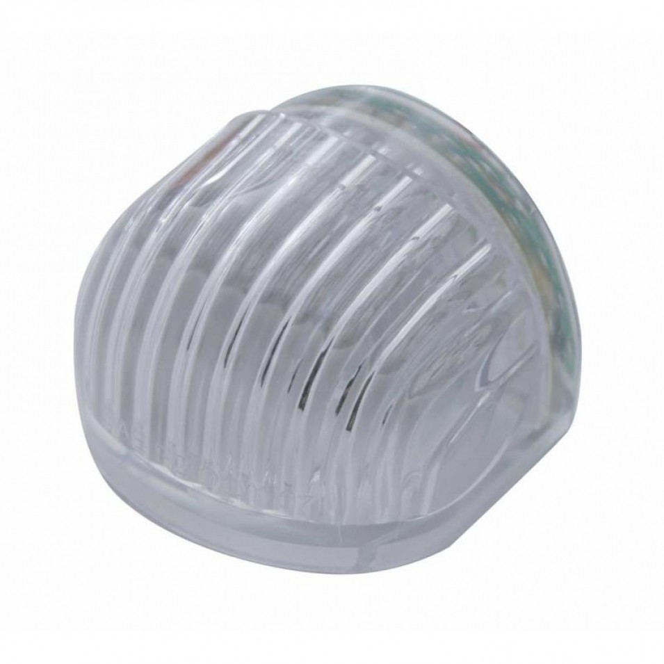 GUIDE Headlight, Dual Function, Stainless, 6014 Bulb - Amber LED/Clear Lens Turn