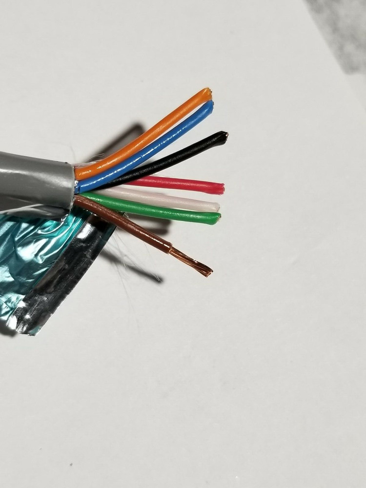 Belden Wire 5405FE 20/7C Shielded Audio/Security/Alarm Cable Riser Gray /50ft